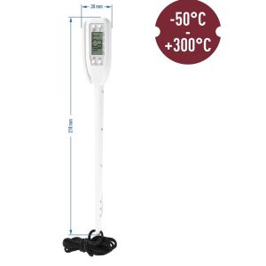 Termometr cyfrowy -50°C do +300°C